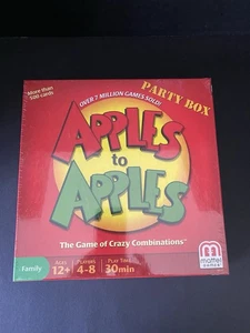 Apples to Apples Party Box Game Mattel 2013 New In Shrink Wrap - Picture 1 of 5