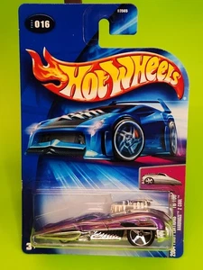 2004 HOT WHEELS #16/100 First Editions HARDNOZE 2 COOL Purple CARD #016 -Vgc Pkg - Picture 1 of 3