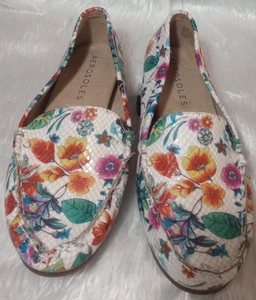 New Aerosoles Women’s Floral Loafers Size 6.5 Flat Comfortable - Picture 1 of 16