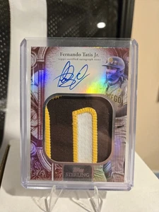 2025 Topps Sterling Fernando Tatis Jr. Jumbo Patch Auto # 2/3 San Diego Padres - Picture 1 of 4