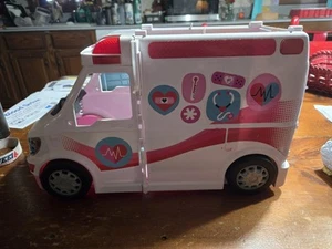 Mattel Barbie Ambulance Care Clinic Hospital Play Set - Picture 1 of 5