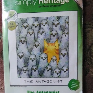 Heritage Crafts Counted Cross Stitch Kit, Peter Underhill The Antagonist - Picture 1 of 2