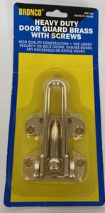 NEW Bronco  DOOR SECURITY GUARD, Swing Arm Type, Solid  Brass MM-739 - Picture 1 of 4