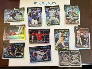 2024 Topps Rainbow Foil Insert Mixed (22) Card Collector Lot⚾️⚾️ - Picture 1 of 2