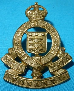 1947-1949 RAOC ROYAL ARMY KAMPFMITTELKORPS REGIMENT MÜTZENABZEICHEN K/C ORIGINAL - Bild 1 von 2