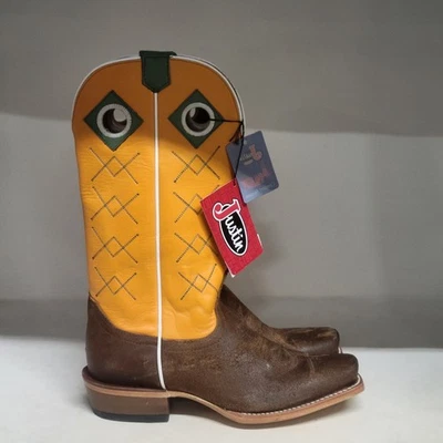 Justin Billet 13" Western Boot Marrón Hombre Talla 8.5D Foto 1 de 4