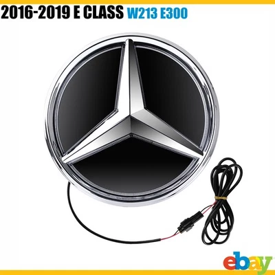 ⭐Illuminated Grille Star Emblem Chrome Fit For Mercedes Benz E300 E63 2016-2019 Foto 1 de 4