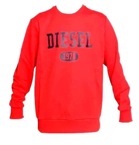 Diesel  Sweatshirt "S-GIR 1 2" rot bedruckt  (in blau) Gr. XL - Bild 1 von 4