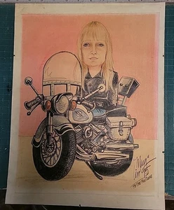 6 Vintage  Caricature Sketches 1990's:  Crystal Alex Mary Matthew By Artist Lin - Picture 1 of 6