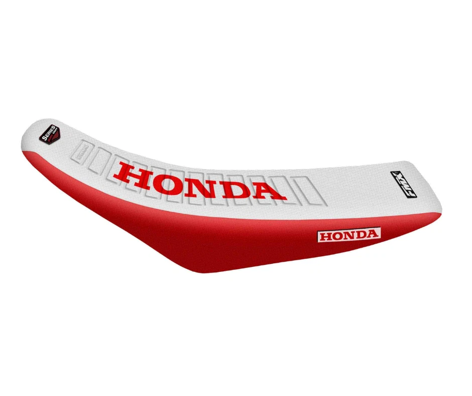 Funda de asiento serie FMX blanca y roja para Honda CR 80 1996 a 2002 - ENVÍO GRATUITO Foto 1 de 1