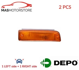 INDICATOR LIGHT BLINKER LAMP PAIR BUMPER DEPO 212-1643R 2PCS I NEW - Picture 1 of 5