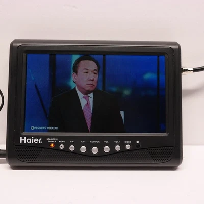 Haier HLT71 7" 720p HD LCD Rechargeable Television *TESTED* - Image 1 of 4