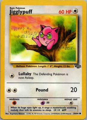 Jigglypuff Common Jungle 54/64 MP - Image 1 of 2