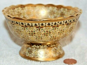 Beautiful vintage BENJARONG Porcelain Bowl Hand-painted 18K - Picture 1 of 7