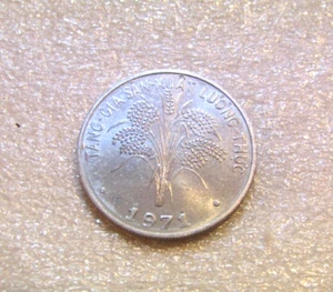 1971 Vietnam/Vietnam 1 Dong unc Münze - Bild 1 von 6