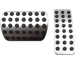 Cubierta de pastillas de pedal de freno deportivas de acero inoxidable para A164300082 / A1702900182 / A... - Imagen 1 de 5