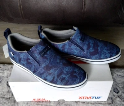 LIQUIDACIÓN Xtratuf Sharkbyte Eco Azul Camuflaje - Para hombres 7 Foto 1 de 4