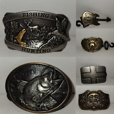 Men's Metal Alloy vintage Belt Buckles 1.5 Inch Western Buckle Hunting Skull