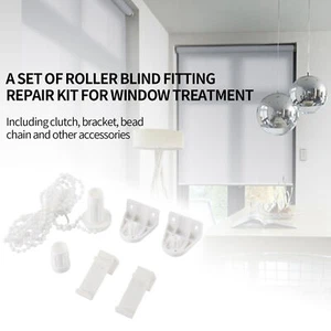 17mm Roller Blind Shade Clutch Bracket Side Pulley Chain Repair Fitting Kit - Picture 1 of 12