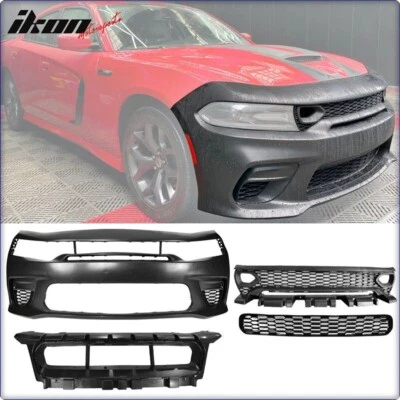 KOMPLETT STOßSTANGE VORNE FÜR DODGE CHARGER 2015 - 2024 HELLCAT 2021+ STIL - Bild 1 von 4