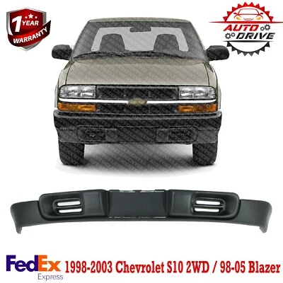 New Front Lower Valance Textured For 1998-2003 Chevrolet S10 / 1998-2005 Blazer - Imagem 1 de 4