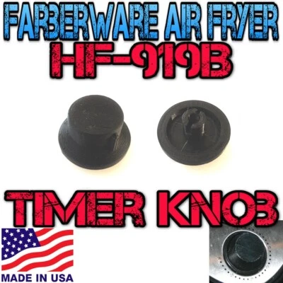   Replacement Timer knob for Faberware Air Fryer HF-919B pin type shaft - Image 1 of 3