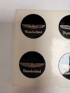 vintage Thunderbird stickers - Picture 1 of 2