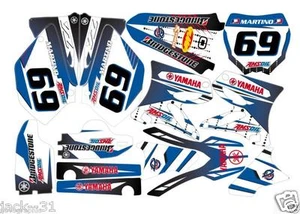 Racing YAMAHA YZ125 YZ 125 YZ250 250 Motocross Graphic Kit 2002 - 2012 - Picture 1 of 1