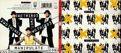 2WO THIRD3 (Two Thirds) - I Want To Be Alone - 1994 CD Single + Poster (Digipak) - Image 1 of 2