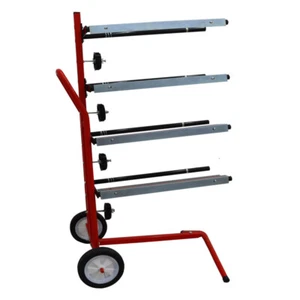 4 Frames Heavy-duty Mobile Masking Machine Paper Rolls Tape Cutter Movable 55cm - Picture 1 of 9