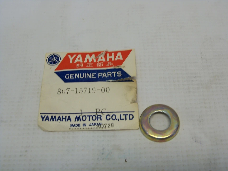 NOS YAMAHA 807-15719-00-00 LAVADORA DE EMPUJE DE ARRANQUE SL338 SL396 SS338 SR643 SR292 Foto 1 de 1