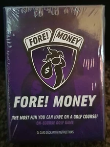Fore! Money Cards On-Course Golf Game New/Sealed **Free UK Post** - Picture 1 of 2