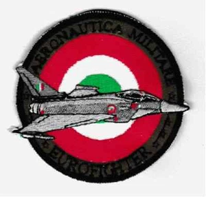[Écusson] Aeronautica Militaire Eurofighter Diamètre CM 8 Patch Brodé Replica - Picture 1 of 1