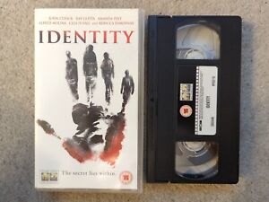 Identity - John Cusack - Ray Liotta - PAL VHS Video Tape