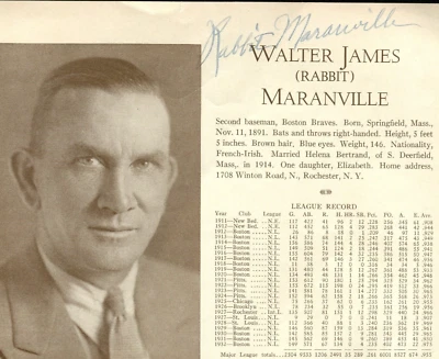 Rabbit Maranville & Heinie Manush Signed 1933 Who's Who in MLB JSA Full Letter - Image 1 of 4