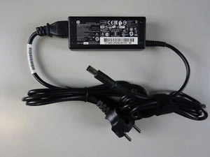 Orig. HP 65 Watt Netzteil schwarzer Stecker 7,4mm x 5mm, Mittel PIN 19,5V 3.33A - Bild 1 von 3