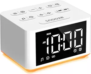 White Noise Sound Machine with Digital Alarm Clock for Bedrooms, Blue... - Picture 1 of 7