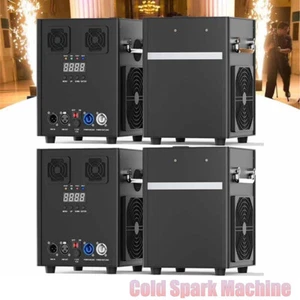 2PCS 700W Large Cold Spark Machine Stage Effect DMX Firework Party Wedding &Case - Picture 1 of 30