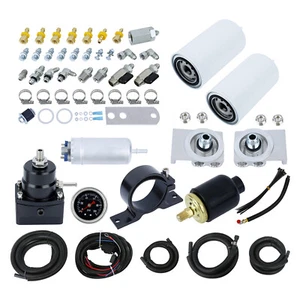 94-97 OBS Ford 7.3L Powerstroke Complete Electric Fuel Pump Conversion Kit - Picture 1 of 7