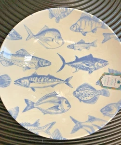 Handmade in Turkey Mediterranean 9.5'x2' Large Serving Entertaining Bowl, NEW - Picture 1 of 7