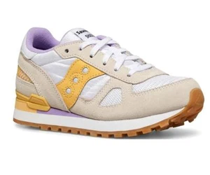 Scarpe Saucony Kids Girls Shadow Original Bianco-Oro-Blu Navy Mis.29 SK167039 - Foto 1 di 3