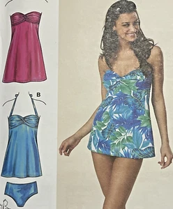 Kwik Sew Pattern 3609 Swim Dress Swimsuit New Sealed Uncut Size XS-XL Martensson - Picture 1 of 3