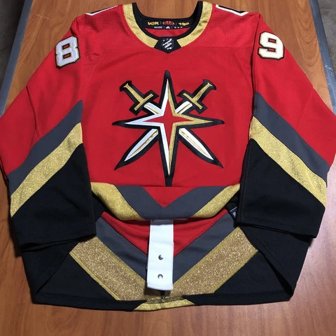 Adidas Authentic Alex Tuch Las Vegas Golden Knights Reverse Retro Jersey Red 56 Cover