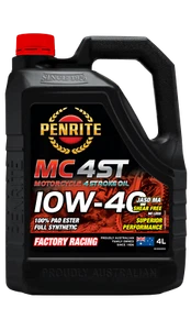Penrite MC-4ST 10W-40 100% PAO Ester Full Synthetic 4L Motorcycle MTX 6107745 - Picture 1 of 1