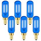Ampoules à LED bleue E12, ampoules à filament gradable DEL bleu, 60 watts...