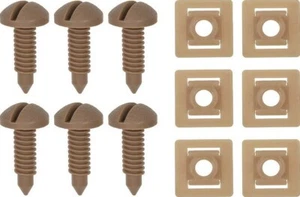 82-92 Lt Saddle Firebird / Camaro Interior Rear Hatch Trim Panel Screw & Nut Set - Picture 1 of 1