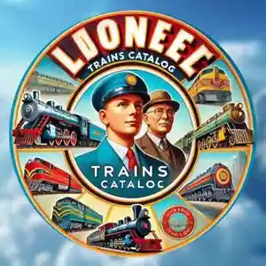 8" Round Metal Wall Sign - LIONEL TRAINS CATALOG - Picture 1 of 2