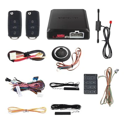 EASYGUARD PKE car alarm remote control push to start button remote starter alarm - Image 1 of 4