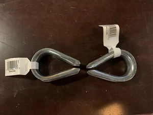 1/2" wire rope thimble Lot x2pcs NEW! T7670659 - Picture 1 of 3