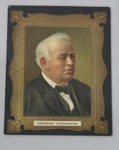 1910 Little Cigars Between the Acts Denman Thompson Tabakkarte Schauspieler - Bild 1 von 3